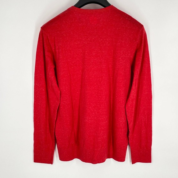 NWT Gap Men's XL Long Sleeve Crew Neck‎ Sweater Shirt Red Soft Pullover Casual - Picture 6 of 7